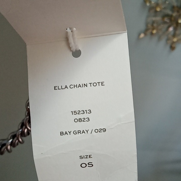 Tory Burch Ella's Chain Tote in Bay Gray - Picture 13 of 13